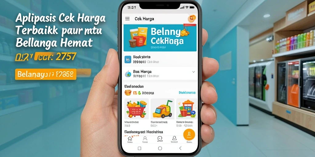 Tampilan antarmuka aplikasi cek harga 2757 yang user-friendly.