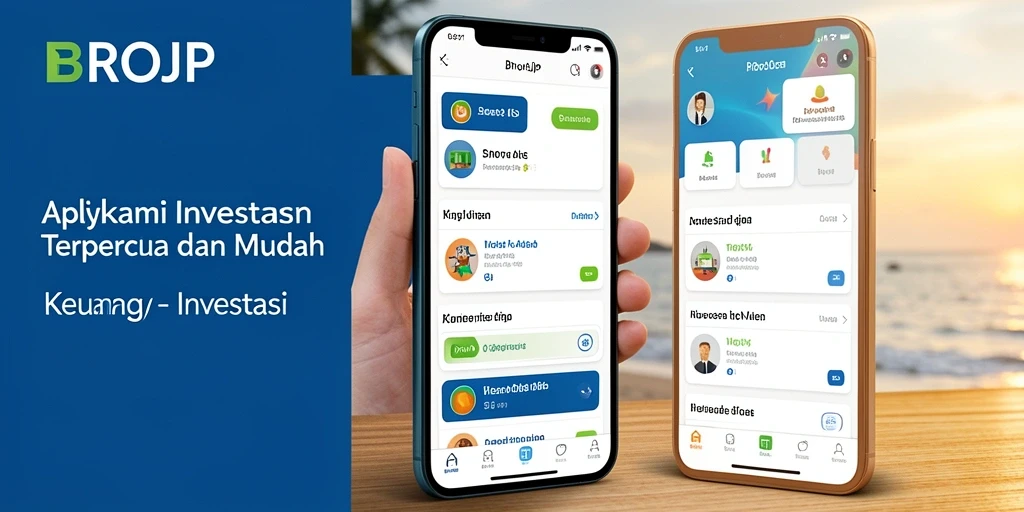 Antarmuka aplikasi BROJP yang intuitif dan fungsional.