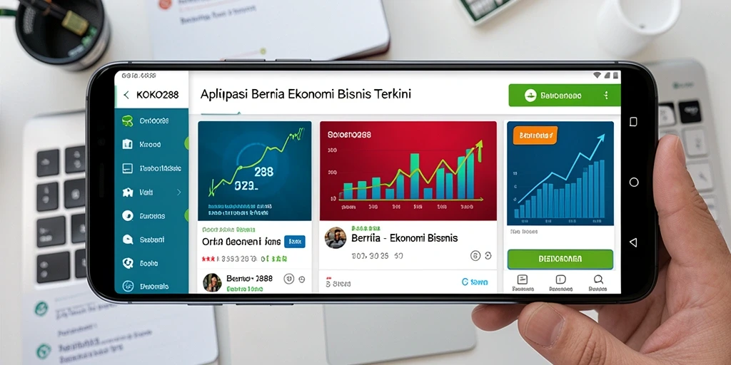 Antarmuka aplikasi KOKO288 yang informatif dan modern.