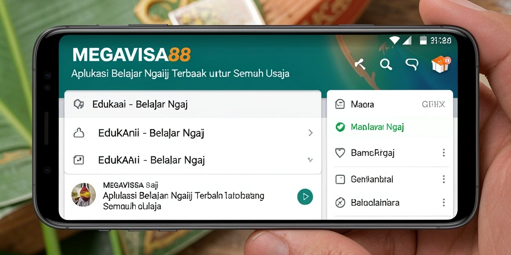 Tampilan antarmuka MEGAVISA88 yang menarik dan informatif.