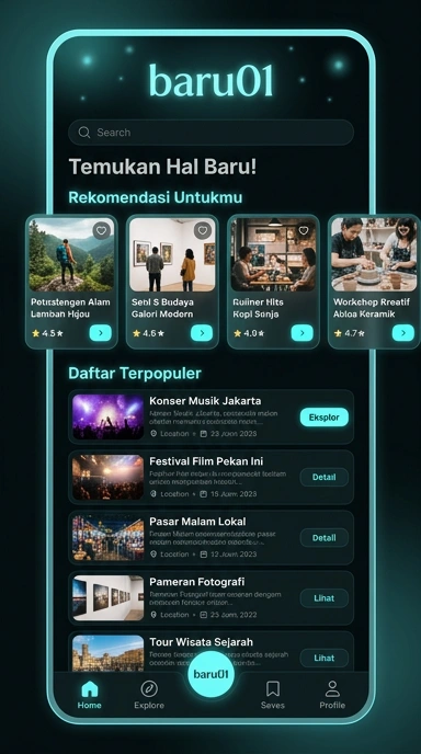 Aplikasi Populer & Kanal Uji Terbaru di baru01